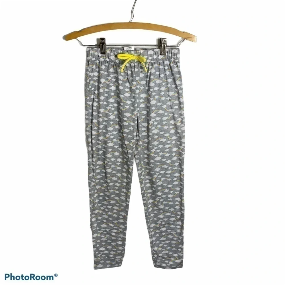 Sleep On It Rainbow Cloud Print Pajama Pants Kids Medium